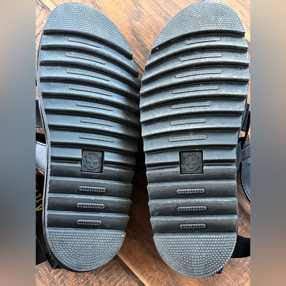 Dr. Martens Black Leather Sandals - Picture 3 of 4